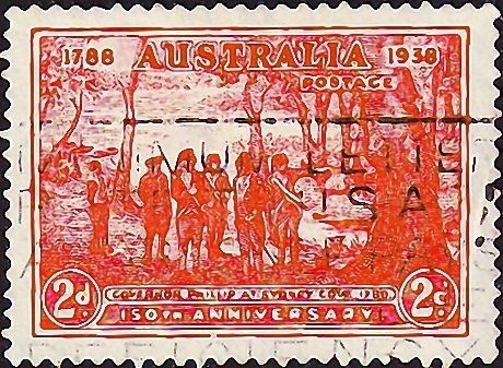 Австралия 1937 год . 150 лет образования Нового Южного Уэльса . (2)